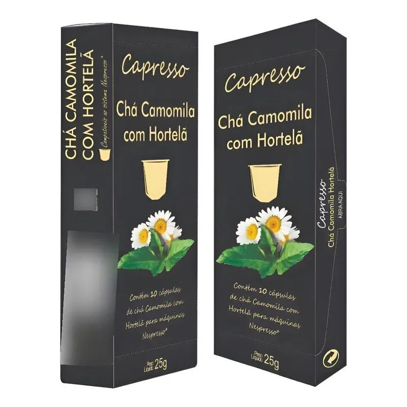 Capresso Chás Camonila Com Hortelã - 10 - Unidade - 1