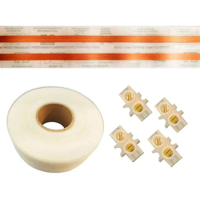 Fita Elétrica Kit Eletrofita 2 Pistas 2 Metros 750v/10amp
