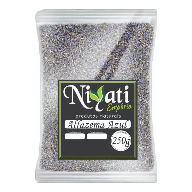 Alfazema Azul Safra Nova (lavanda) Embalagem De 250g Niyati
