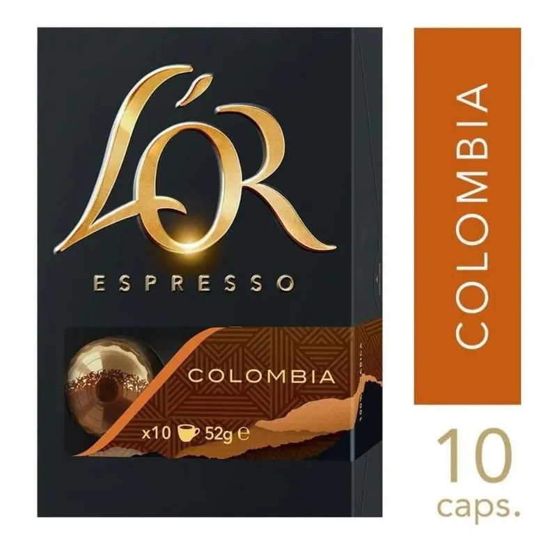 Cápsulas De Café L'or Colombia 10 Unidades