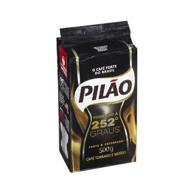 Café Torrado E Moído Pilão 252 Graus Vácuo 500g