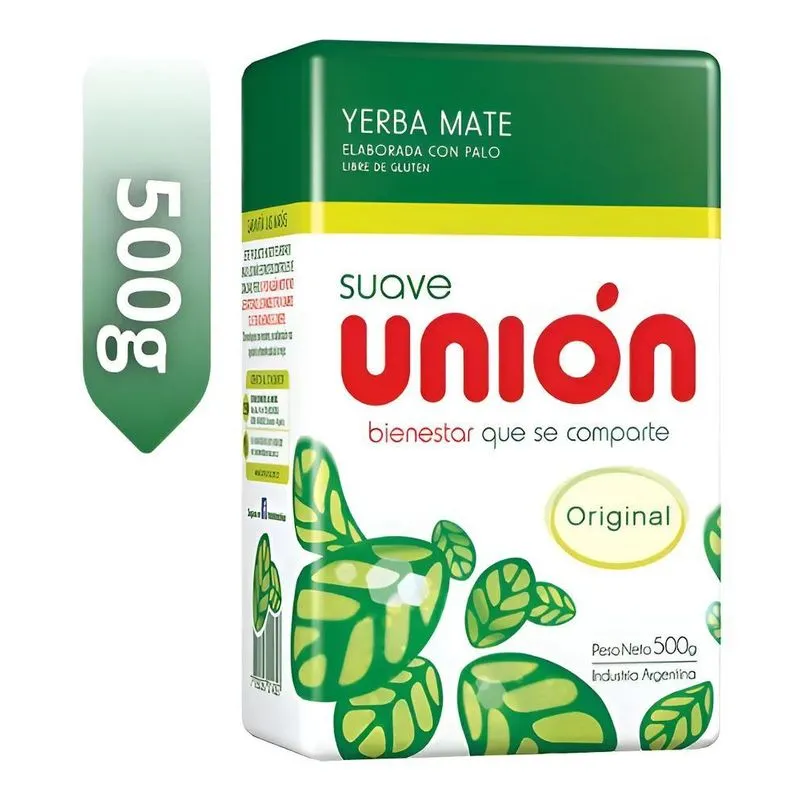 Erva Mate Unión Suave 500g - Chimarrão Argentino, Bem-estar