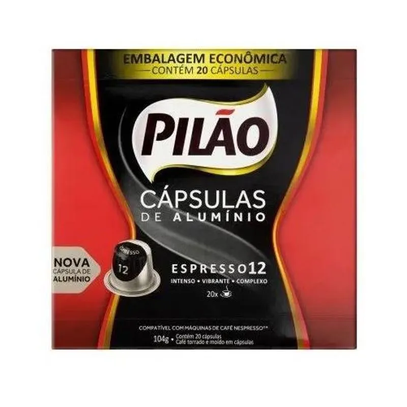 Café Expresso Instantâneo Pilão Expresso Em Cápsulas 20