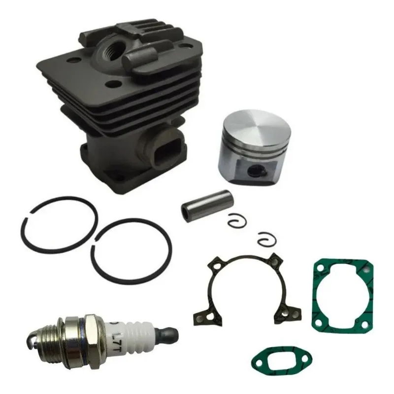 2x Kit Cilindro Pistão Anéis Juntas Rocadeira Stihl Fs 160