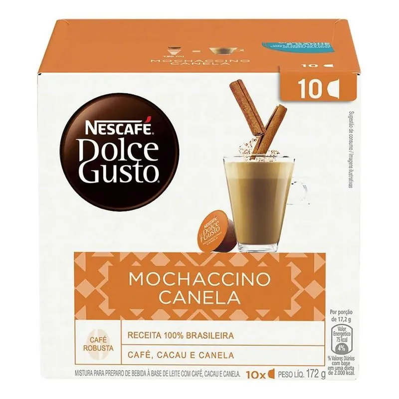 Café Em Cápsula Mochaccino Canela Dolce Gusto 10 Unidades 17