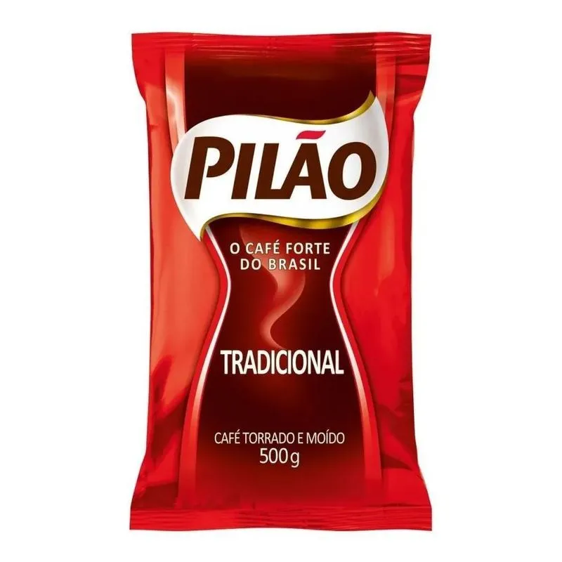 Café Em Pó Torrado E Moído Tradicional Pilão Pacote 500g