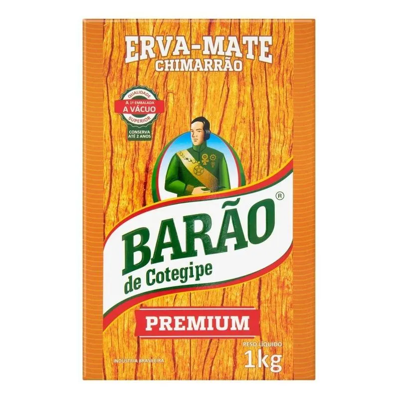 Erva-mate Barão De Cotegipe Chimarrão A Vácuo Premium Sem Gl