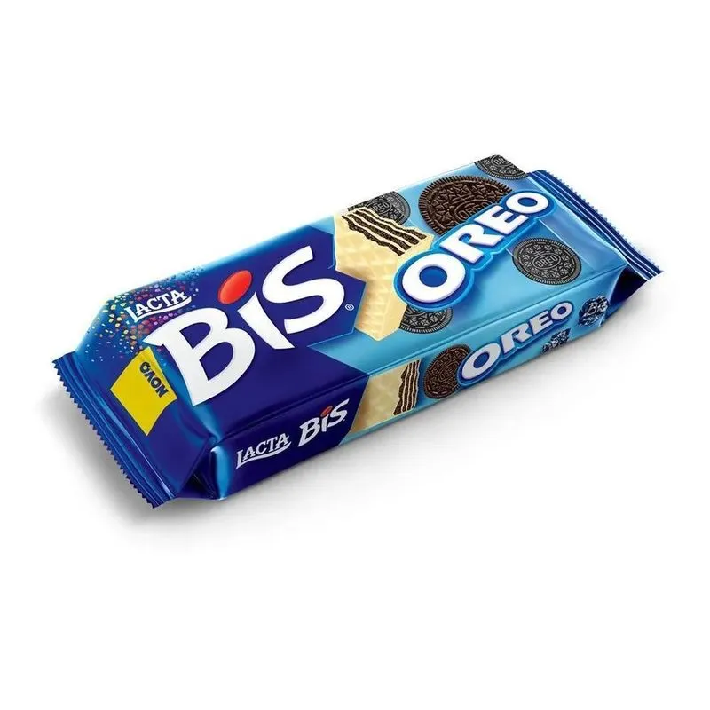 Bis Oreo Cobertura Chocolate Branco Pct 100,8g Lacta