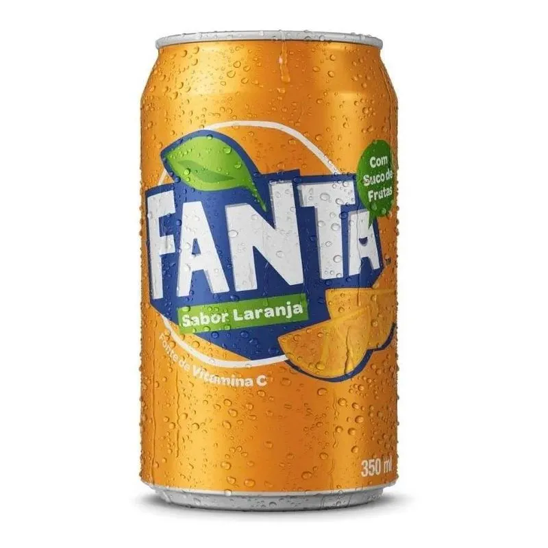 Pack Fanta Laranja Lata 350ml 12 Unidades