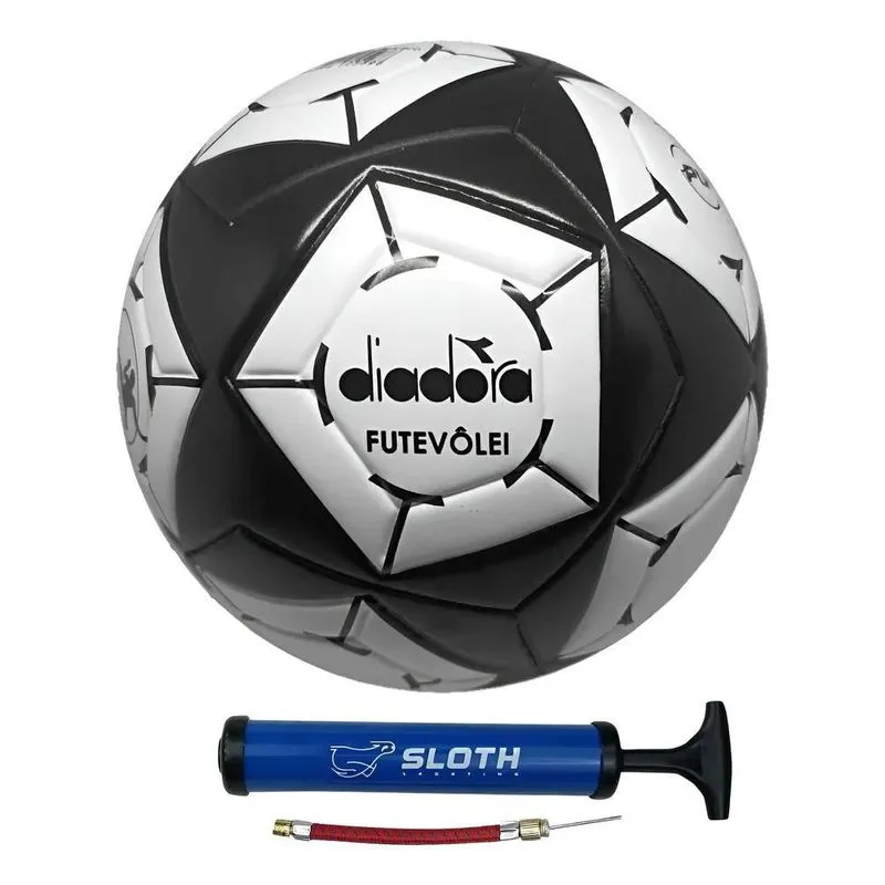 Bola De Futevôlei Diadora Elite-r + Bomba Branco