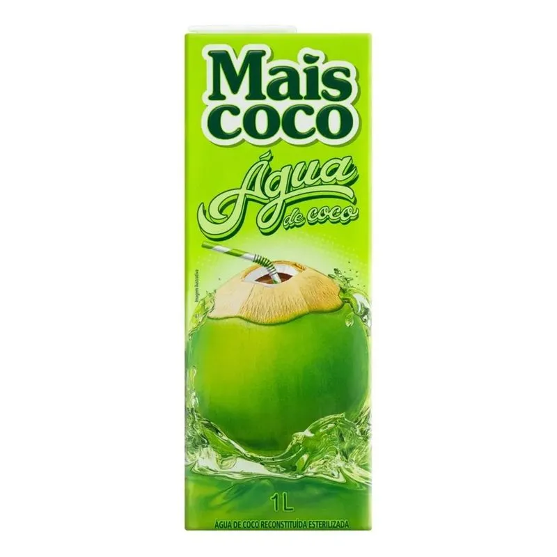 Água De Coco Esterilizada Mais Coco Caixa 1l