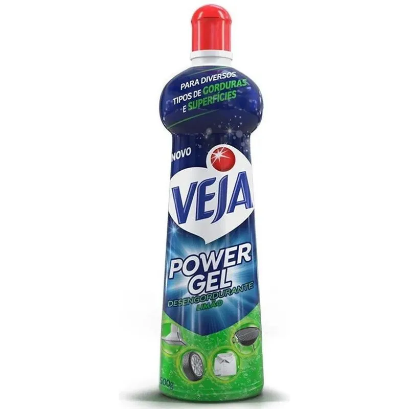 Veja Power Gel Limão Garrafa - 500 G - Unidade - 1 - 500 Ml