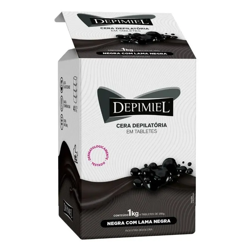 Cera Depilatória Depimiel Negra 1kg
