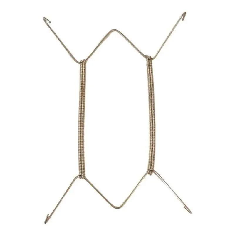 2x Suporte/gancho 5 Pçs Parede Para Pratos Em Arame De Aço