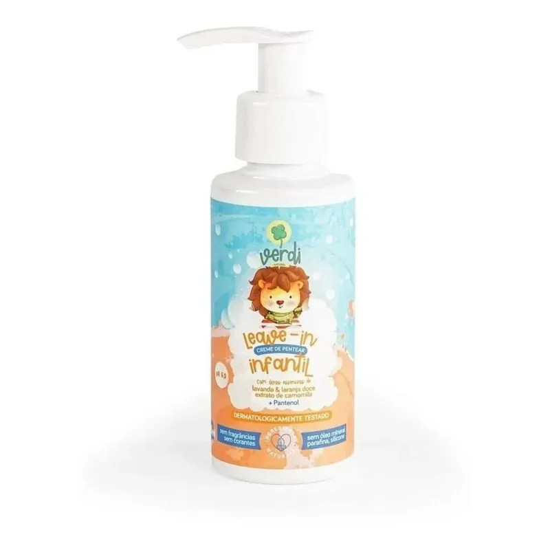Leave In Creme De Pentear Infantil Verdi Natural