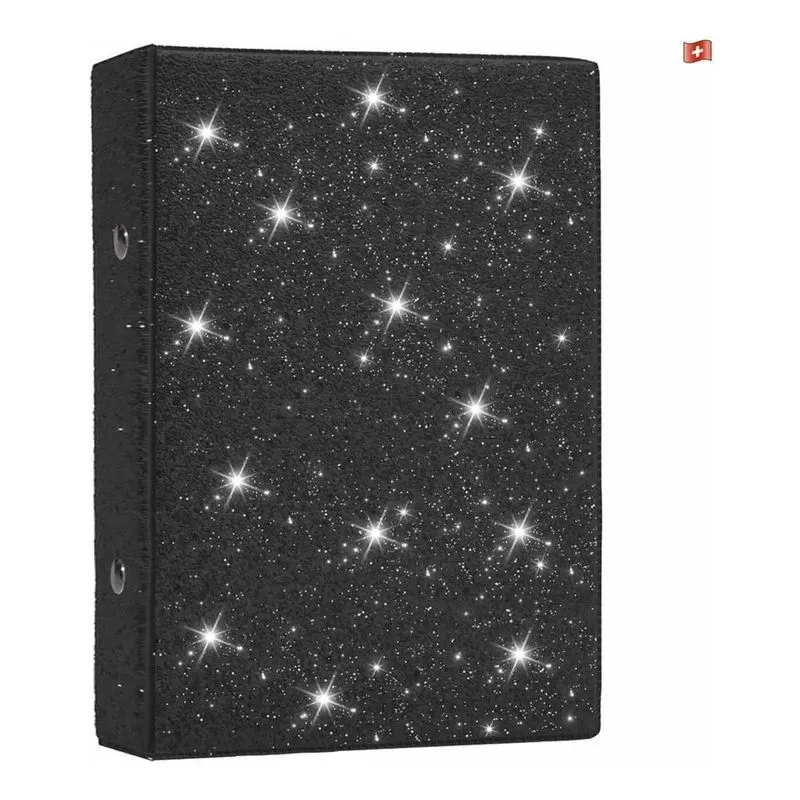 Album Fotos 15x21/100 Rosa Glitter Menina Gl Glitter-preto