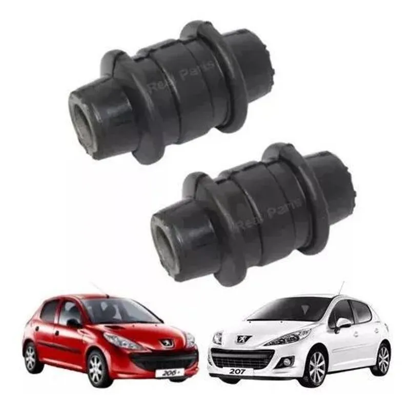 Bucha Amortecedor Traseiro Peugeot 206 207 Par