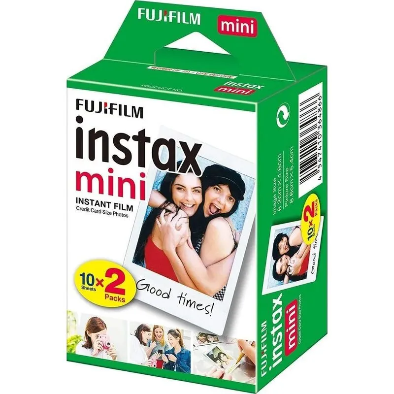 Filme Para Instax Mini 9 11 8 7s 90 70 Pack Com 20 Fotos