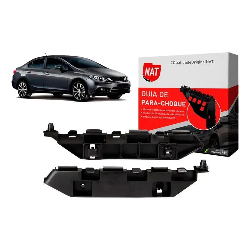 Suporte Guia Parachoque Honda Civic 2012 Até 2016 Dianteiro
