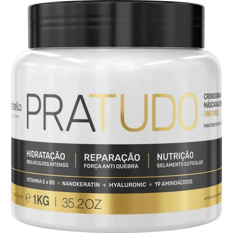 3x Borabella True Professional Pra Tudo Mascara Cronograma C