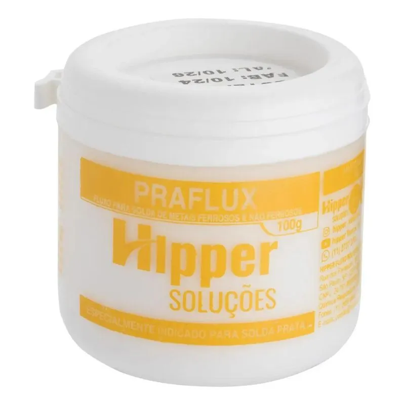 2x Fluxo De Solda Prata 100g Praflux