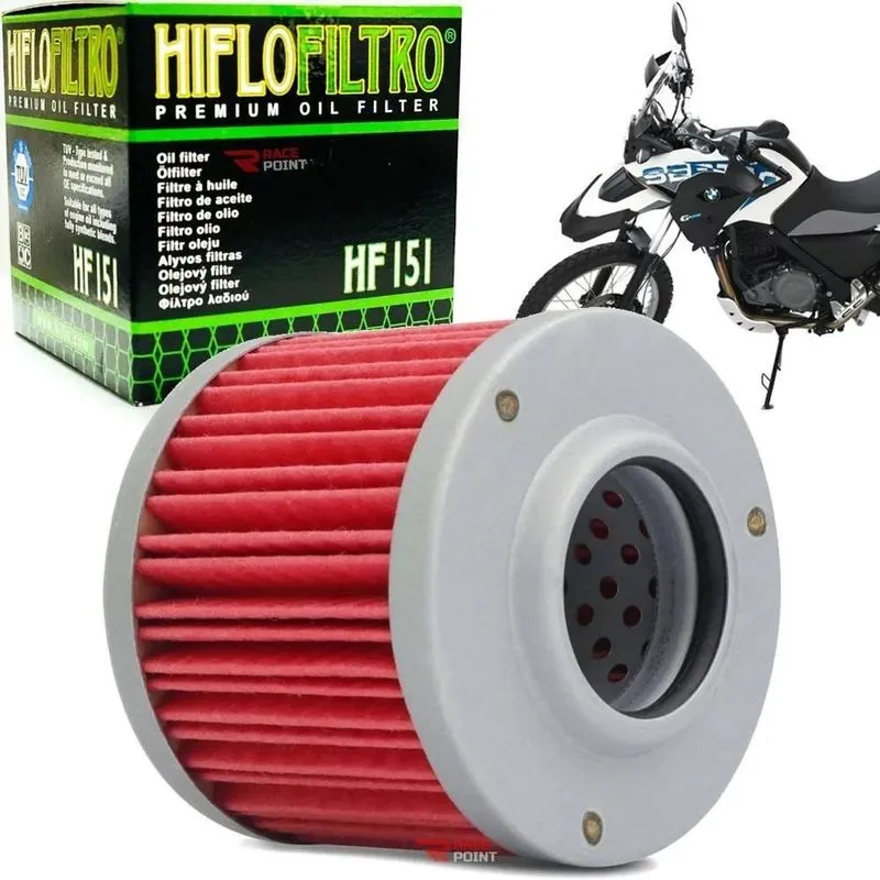 Filtro Oleo Hiflo Hf-151 Bmw G650 G 650 Gs F650 Dakar Sertão