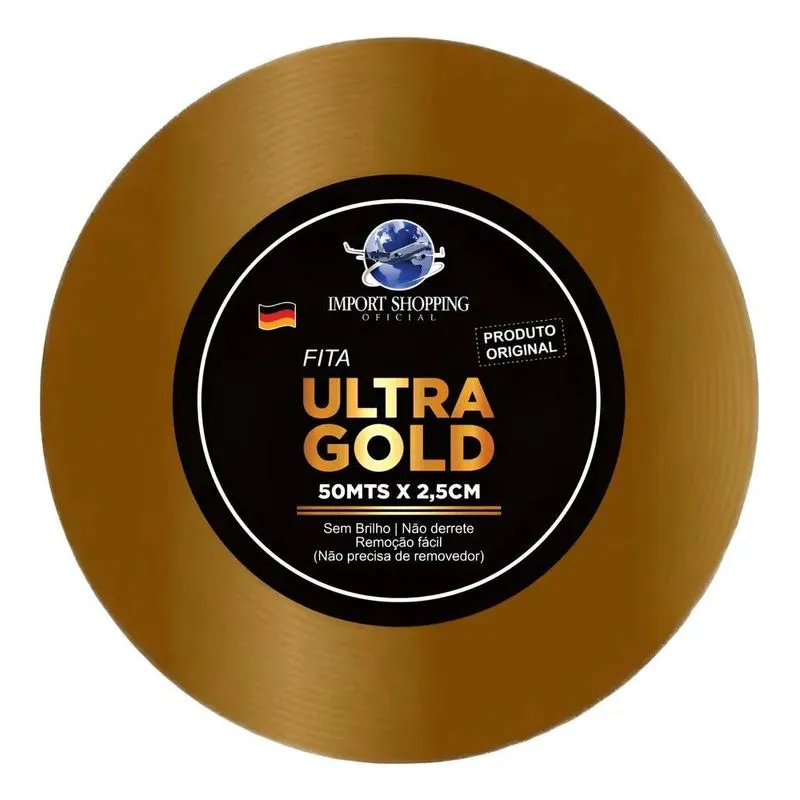 3x Fita Prótese Capilar Ultra Bond 50m X 2,5cm - Dupla Face