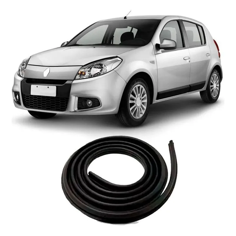 2x Borracha Vedação Porta Sandero Symbol Oroch Duster Logan