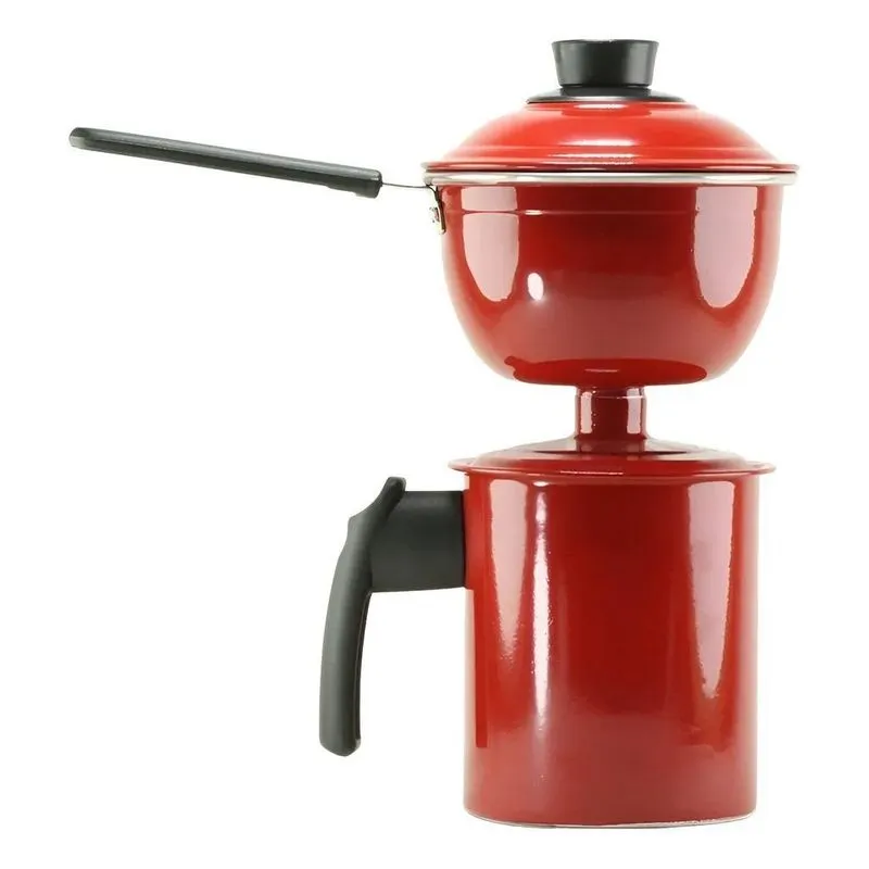 Cuscuzeira Individual Nordestino Alumínio Varia Vermelho
