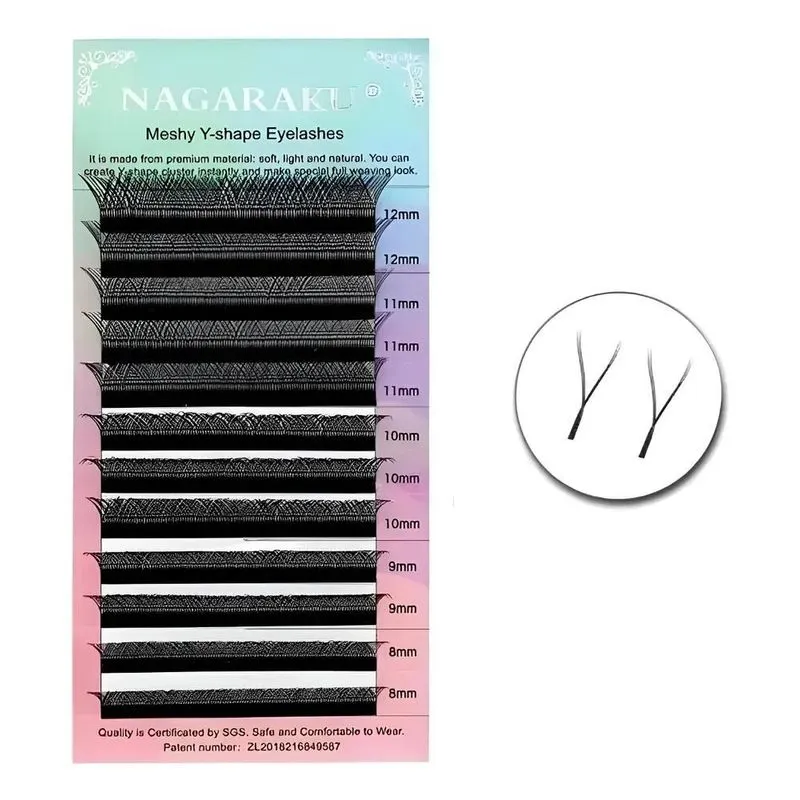 Cílios Y Nagaraku Volume Brasileiro - Yy Tamanho 1.2 Cm Pre