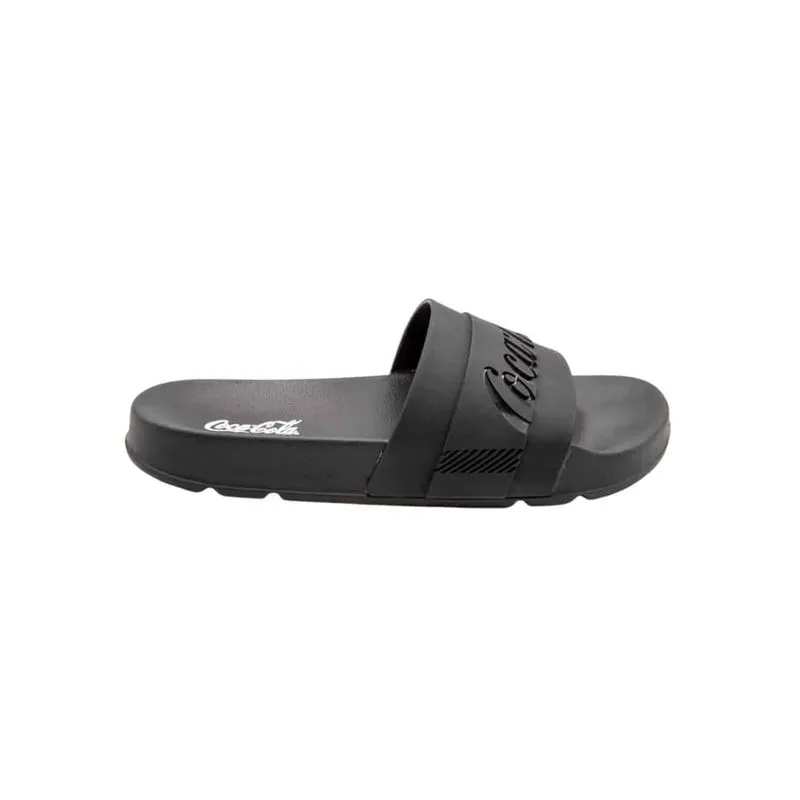 Chinelo Unissex Coca-Cola Cc4790 Injetado Slide 33/34 / PRETO/BRANCO