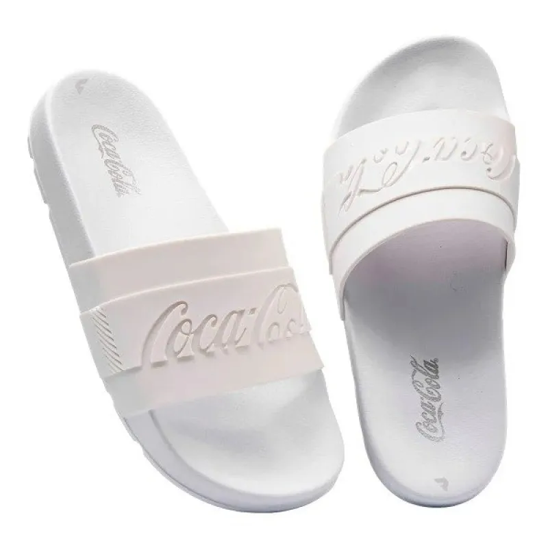 Chinelo Slide Coca-Cola Cc4790 41/42 / Branco