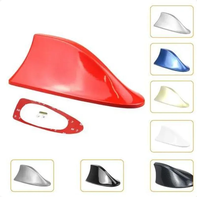 Antena Esportiva Modelo Shark Barbatana Tubarão Vermelho