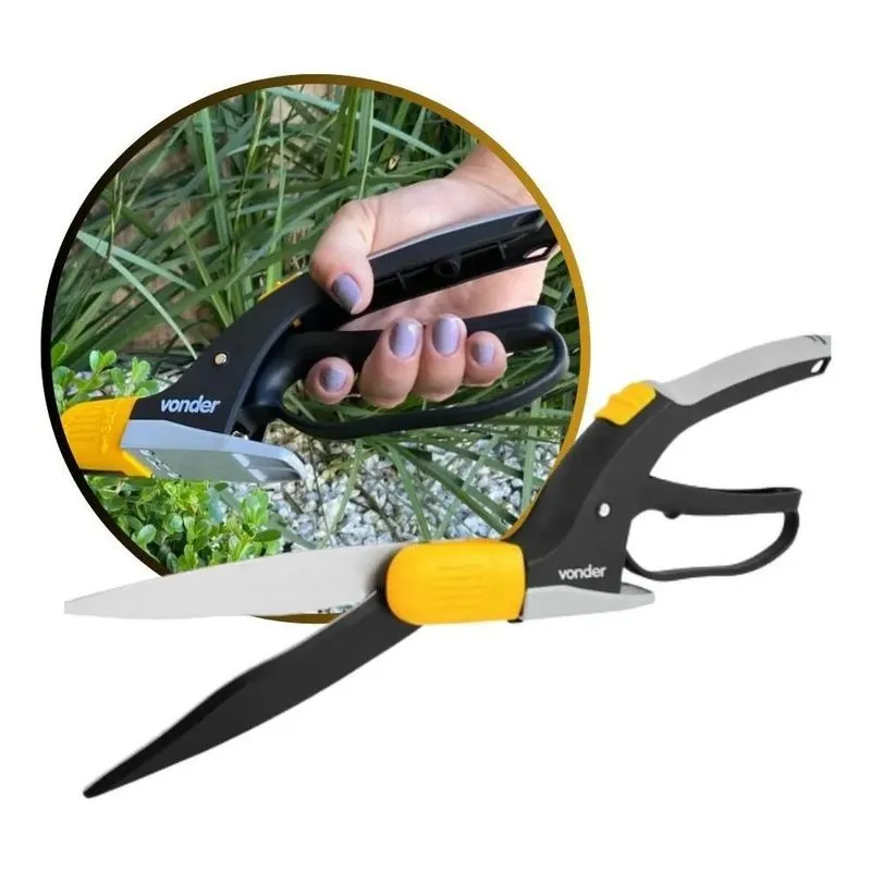 Tesoura Cortador Buchinho Grama Mato Profissional 360 Vonder