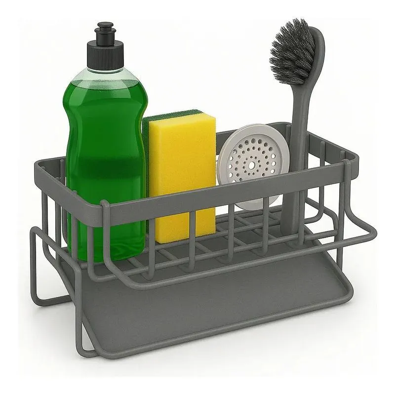 Porta Detergente Esponja Suporte Pia Organizador Cozinha - C