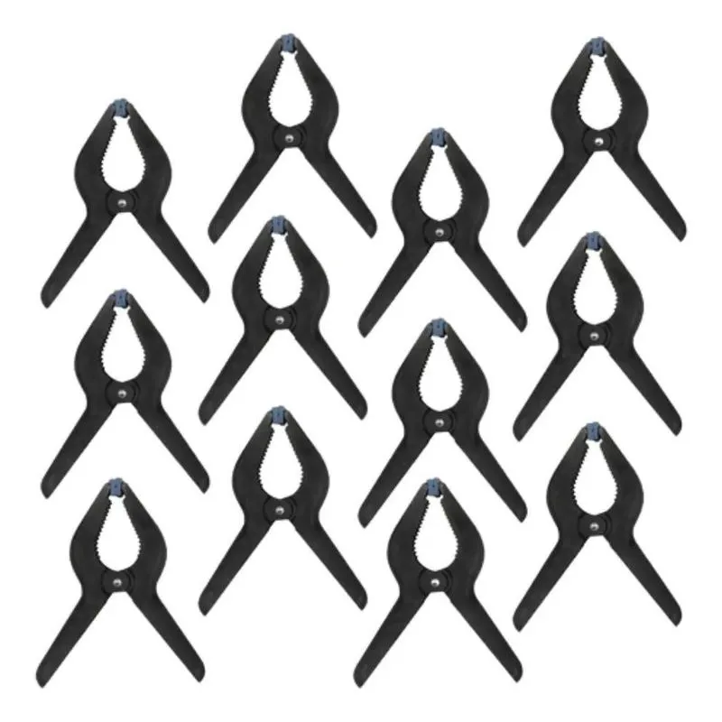 5x Kit 10 Grampo Marceneiro Nylon Multiuso 4' (11cm) Resiste