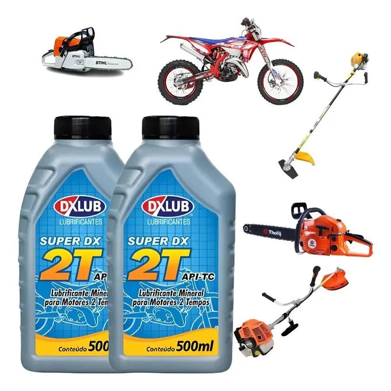 Oleo 2t 2 Tempos Maquina Stihl Rocadeira Motoserra 2x500 Ml