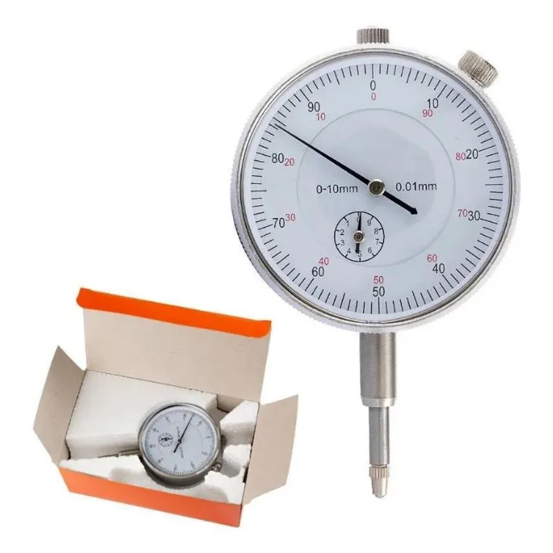 10x Relógio Comparador Profissional Bight Precisão 0-10mm/0