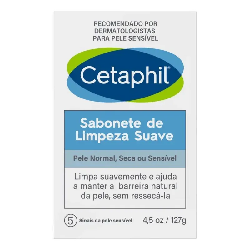 2x Sabonete Em Barra Cetaphil Limpeza Suave 127g