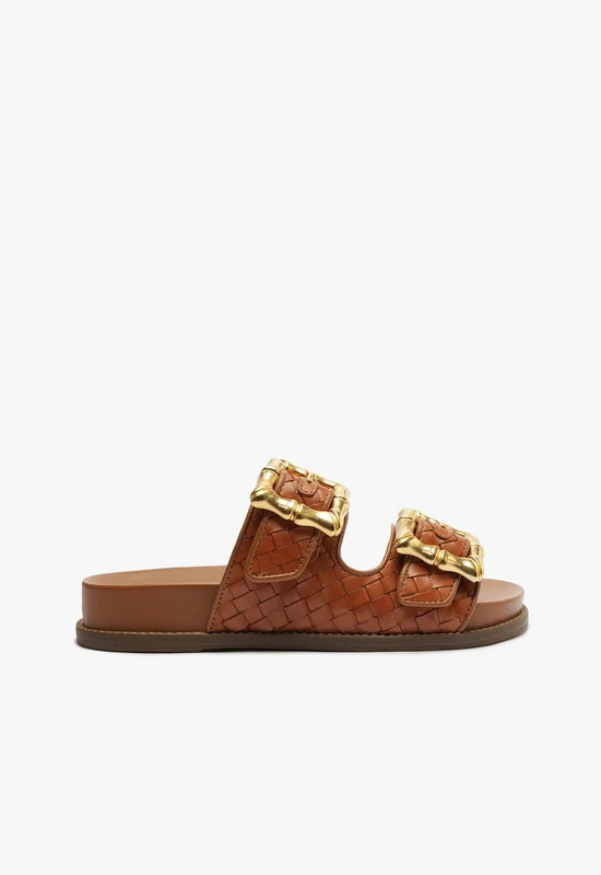 Enola Honey Peach Sporty Sandal 6 / Honey Peach / Atanado Leather