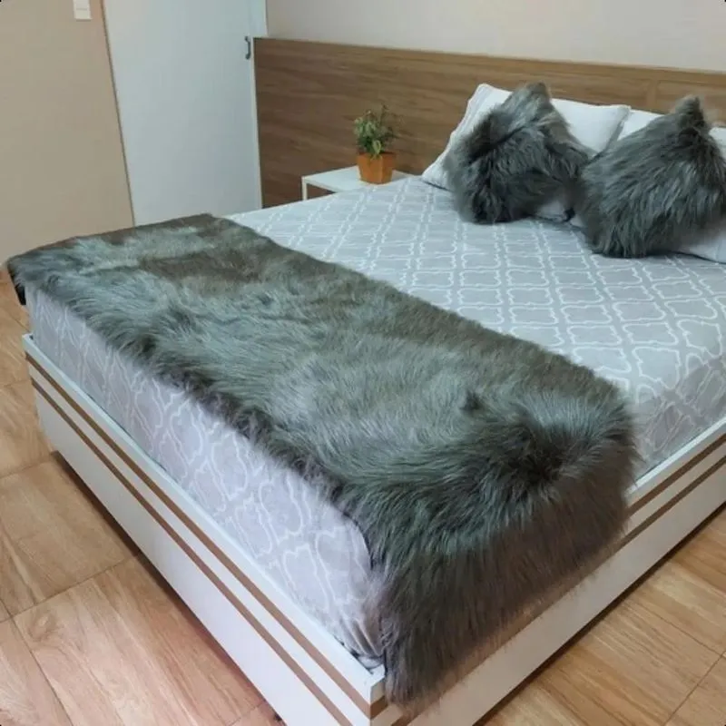 2 Capas Para Almofada Pelucia Pelo Alto Para Decoração Malt