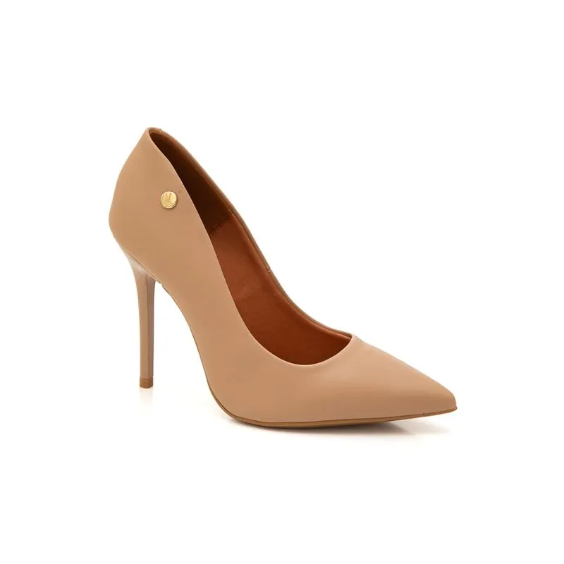 Sapato Vizzano Scarpin Feminino Salto Alto 1421.100.7286np Bege 38
