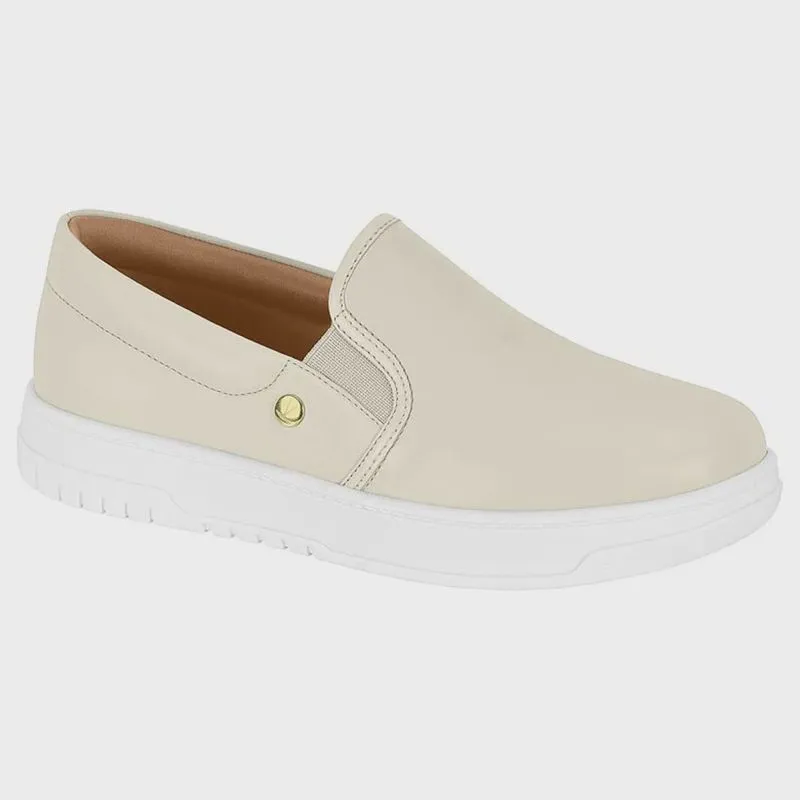 Tênis Feminino Slip On Pelica Branco Off Vizzano 1419.104