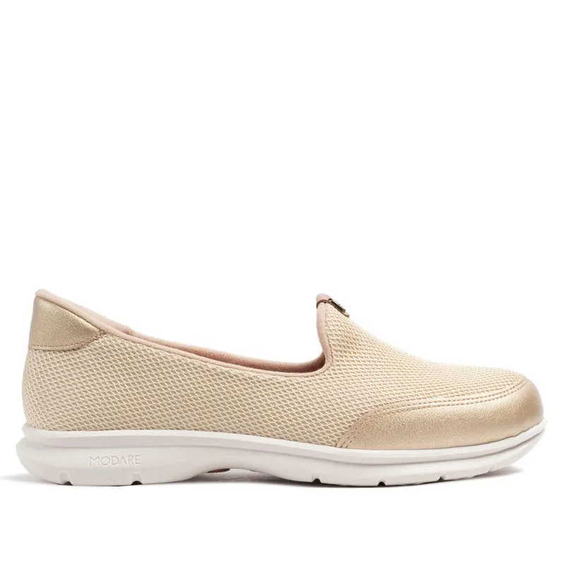 Tênis Feminino Modare Calce Fácil Dourado - 40