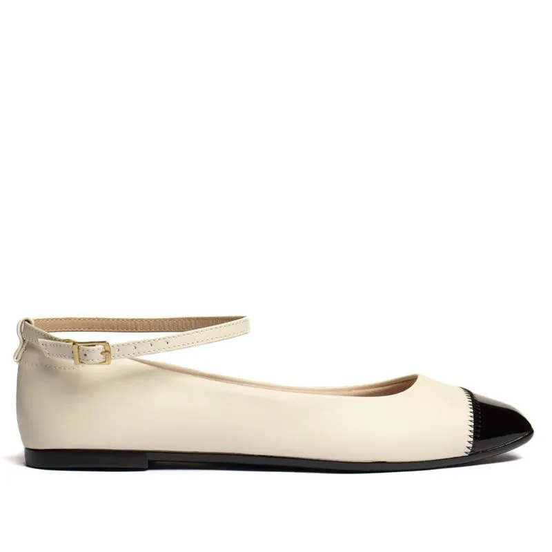 Sapatilha Feminina Moleca Bicolor Off White - 37