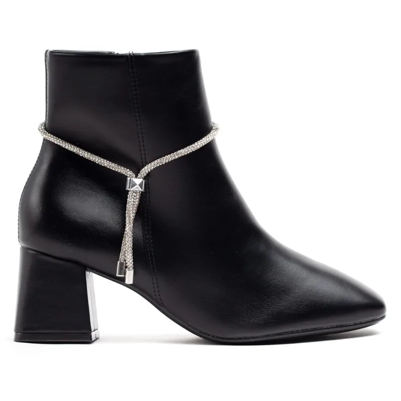 Bota Feminina Vizzano com Cordão de Strass Preto - 36