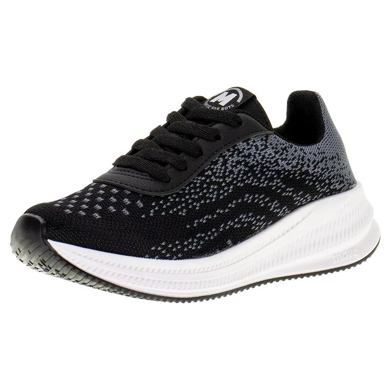 Tênis Infantil Molekinho - 2841218 PRETO/CINZA 32