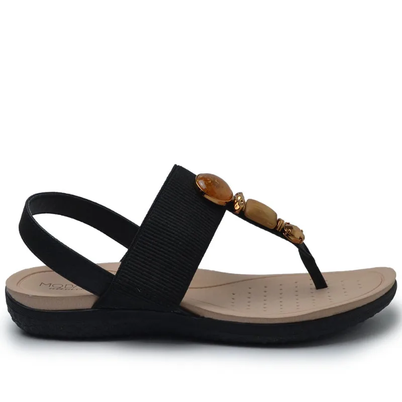 Sandália Flatform Modare Feminina 7125.247 27520 NP PRETO 35