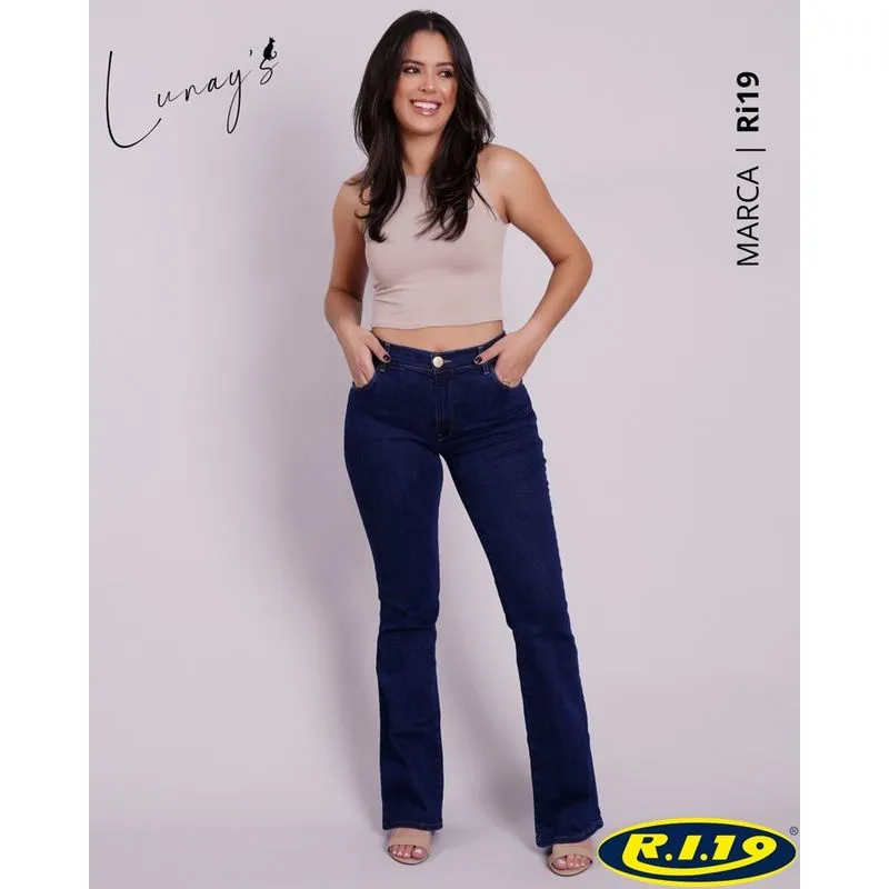 Calça Flare Cintura Alta Levanta Bumbum Ri19 L291