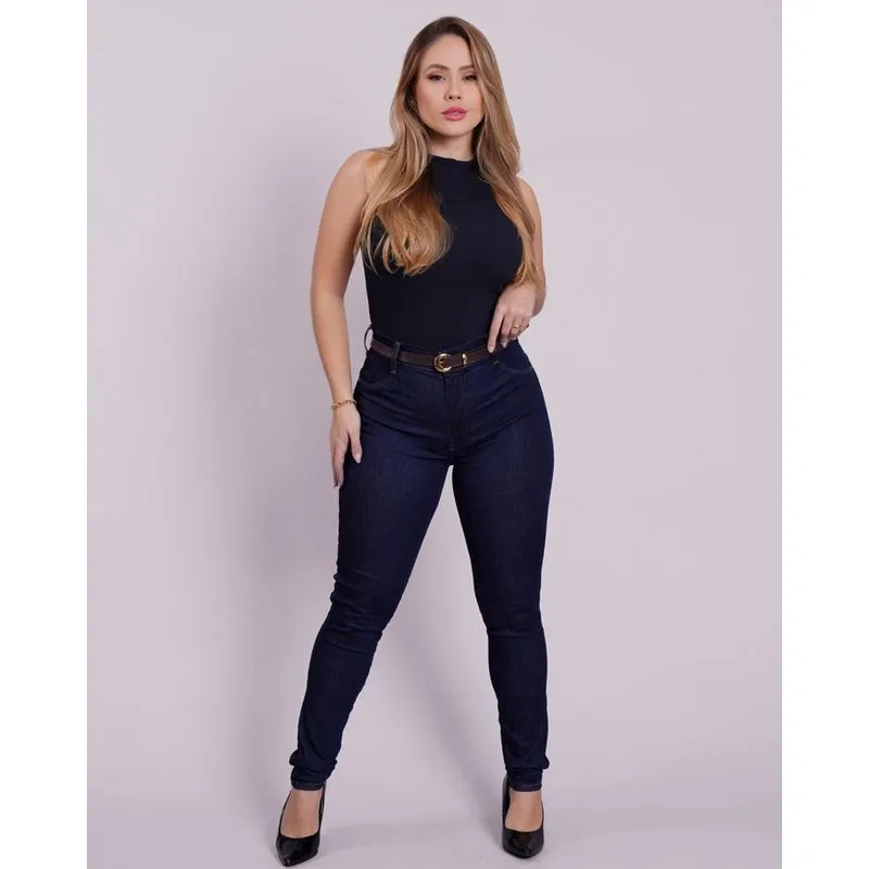 Calça Skinny Cintura Alta Levanta Bumbum Ri19 L970